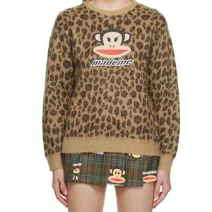 🐆MadeMe® / Paul Frank™ Leopard Mohair Sweater🐒